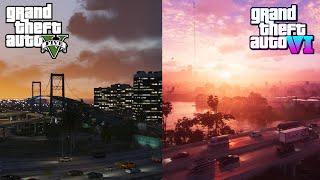 GTA 6 TRAILER shots RECREATED in GTA 5