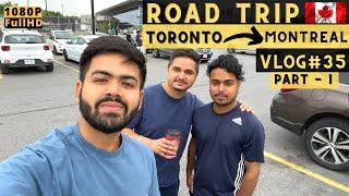 Toronto to Montreal  Road Trip  Brampton  Hindi vlog Canada