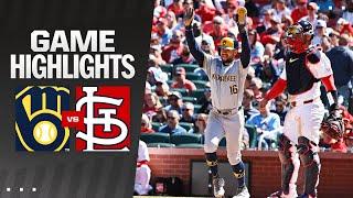 Brewers vs. Cardinals Game Highlights 42124  MLB Highlights