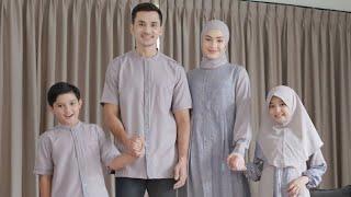 Busana Muslim Seragam Keluarga Terbaru Polos Adem Berkualitas Premium  Ruby Family Set