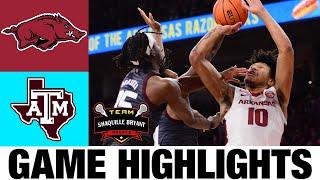 Arkansas vs Texas A&M Highlights  NCAA Mens Basketball  2024 College Basketball