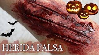 Como hacer carne artificial  para heridas Halloween 2017 l cukismakeup