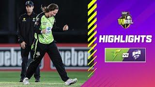 Freakish Catch Cant Stop Thunder  Sydney Thunder v Hobart Hurricanes  #WBBL10