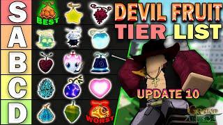 GPO NEW and COMPLETE Update 10 Devil Fruit TIER LIST