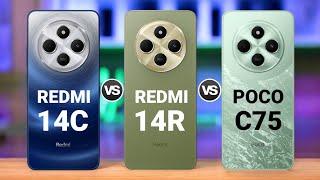 Redmi 14C 4G Vs Redmi 14R 5G Vs Poco C75 4G