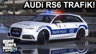 YENİ AUDİ POLİS ARACI  - TRAFİK POLİSİ MODU - GTA 5 LSPDFR