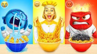 Joy vs Sadness vs Anger  Inside Out 2 Cooking Challenge by Multi DO Challenge