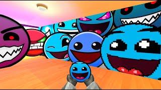 Saving Baby BlueFace From Geometry Dash Emoji  WATER IN THE HILL And Lobotomy Dash Nextbot Gmod