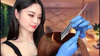 ASMR Relaxing Spa Hair Treatment