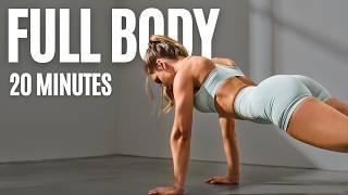 20 MIN FULL BODY Workout - No Repeat Home Workout