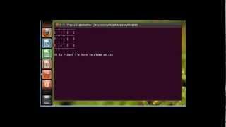 C Programming how to code Tic Tac Toe game with ncurses