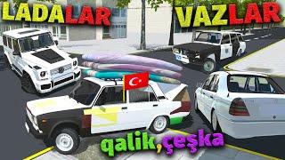 VAZLAR - LADALAR NİVALAR QALİK Mobil Maşın Oyunu  OLD BAKU  Maşın Oyunları  #sahmarehmedov