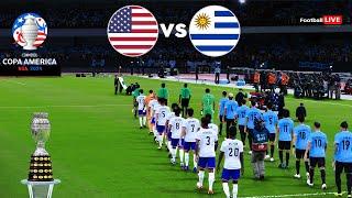 United States vs Uruguay - Copa America 2024 USA Group B - Full Match  PES Realistic