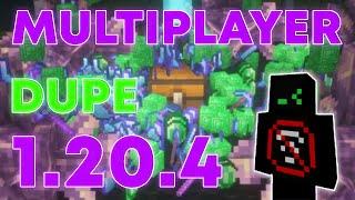 1.20.4 MULTIPLAYER DUPE  Infinite emerald diamond armor etc...  Early game dupe 