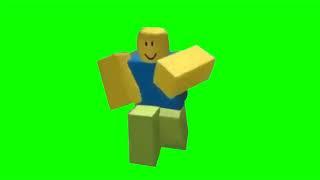 Roblox Noob does Fortnite default Dance Green Screen