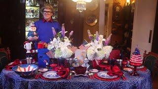 4th Of July Tablescape - Summer Table Ideas