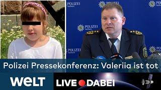 PRESSEKONFERENZ Valeriia ist tot - Polizei findet Leiche im Waldstück bei Döbeln  WELT Stream