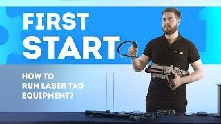 How to run laser tag equipment?  part 1