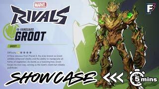 MARVEL RIVALS CLOSED ALPHA EXCLUSIVE CHARACTER SHOWCASE GROOT