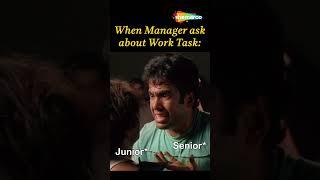 When Manager ask about work task  Dhol Comedy  Rajpal Yadav Comedy  #shorts