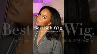 PREPLUCKED BOB WIG FOR BEGINNERS #wiginstall #wig #wigs #hairstyle #bobwig #hair #naturalhair
