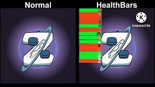 Alphabet Lore Epilogue Ending But With Healthbars vs Normal Ending Comparison