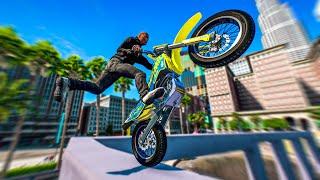 ULTIMATE REAL LIFE BIKE STUNTS GTA 5 Stunts & Fails