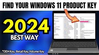 How to Find Windows 11 Product Key in 2024  Find Retail Volume & OEM Digital License Key