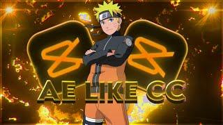 Ae Like CC - Capcut #anime #capcut