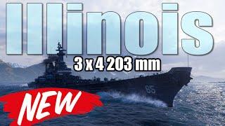 *NEW* Illinois - Tier IX American Battleship 1953 Research Points