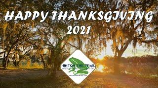 Happy Thanksgiving from Hinton the Trail  RV Living Thanksgiving 2021