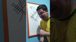 Multiplicação INCRÍVEL do Mr Bean da Matemática #shorts