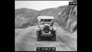 Concón - Año 1925 - Camino costero