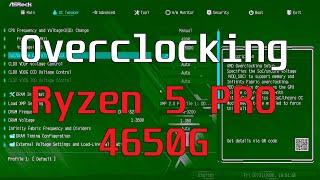 AMD Ryzen 5 PRO 4650G Overclock - iGPUCPU Overclocking