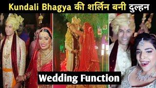 Kundali Bhagyas Ruhi Chaturvedi Get Married  Wedding Function Pics & Video 
