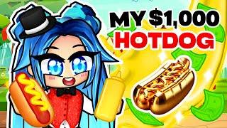 My $1000000 Hot Dog Factory in Roblox