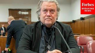 Speaker Johnson Asked For Comment On Steve Bannon Do You Expect Him To Go To Jail?