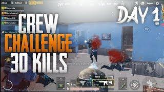 CREW CHALLENGE 2019 DAY 1 HIGHLIGHTS  30 KILLS  PUBG MOBILE  TEAM MYST 