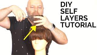 DIY Haircut - How to Layer Your Own Hair - TheSalonGuy