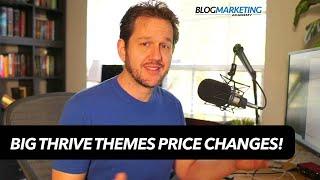 Thrive Themes Pricing Changes And Standalone Plugins Once Again Available