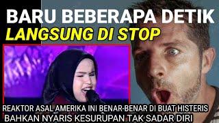 Baru beberapa Detik Langsung Di STOP  Reaktor Asal AS ini di buat Histeris  Putri Ariani Reaction