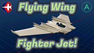 What if the Flying Wing Never Failed?  Flyout Flying-Wing Fighter Jet