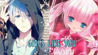 Nightcore - Girls Like You - Maroon 5 feat.Cardi B →Switching Vocals with Lyrics←