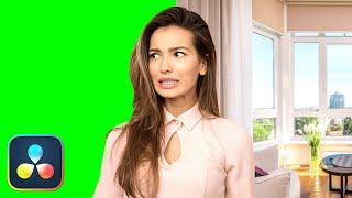 How to REMOVE Green Screen in Davinci Resolve 19 Tutorial