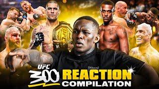 Israel Adesanyas BEST Reactions To UFC 300 Fighters