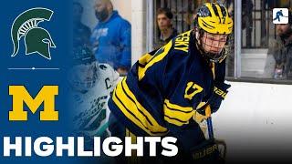 Michigan vs Michigan State  NCAA College Hockey  Highlights - March 31 2024