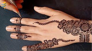 عید کے لیے آسان مہندی ڈیزائن  Arabic Henna Desig  Special Eid mehndi design