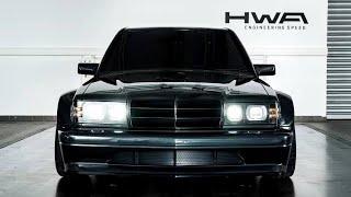 Shadowy German Tuner HWA Unveils Its First Car A Tribute to the Legendary Mercedes-Benz 190E EVO