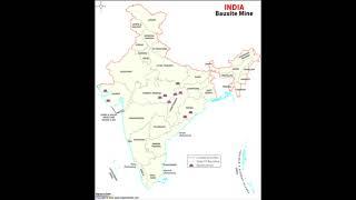 bauxite mines in India map #mapsofindia #gangariver #bpsc #gk #map #indiangeography #ssc #psc