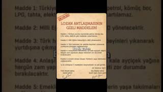 Lozan Barış Antlaşması Bitti mi ?